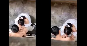 Quay lén em em học sinh bj cho em người yêu trong hẻm