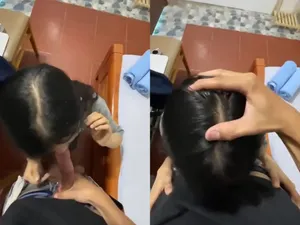Xin má qua nhà bạn học thêm, học sinh nữ c3 bị người yêu xả sữa đặc vào mồm