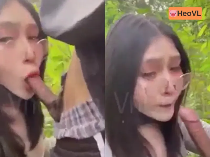 đi dã ngoại tiện phang bạn gái ở trong rừng